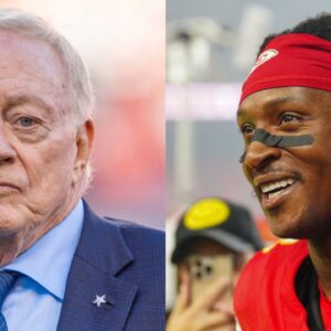 Jerry Jones and DeAndre Hopkins
