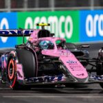 Pierre Gasly (10) of France and team BTW Alpine F1 Team during the FP3 practice session for the F1 Heineken Silver Las Vegas Grand Prix on November 22, 2024