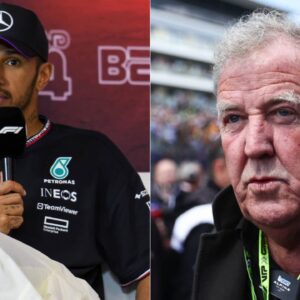 Lewis Hamilton(L), Jeremy Clarkson(R)