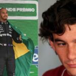 Lewis Hamilton(L), Ayrton Senna(R)