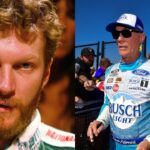 Dale Earnhardt Jr. (L) and Kevin Harvick (R).