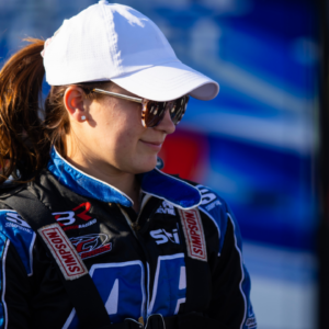USAC Silver Crown driver Kaylee Bryson (26) during the Carb Night Classic at Indianapolis Raceway Park.