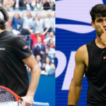 Taylor Fritz (L) and Carlos Alcaraz (R)