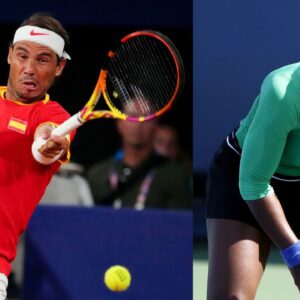 Rafael Nadal (L) and Serena Williams (R)