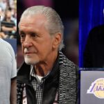 Shaquille O'Neal (L), Pat Riley (C), Phil Jackson (R)