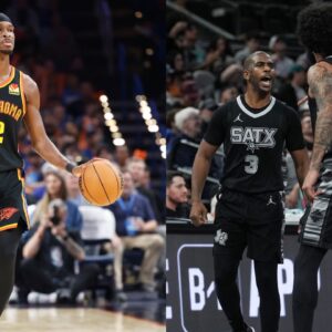 Shai Gilgeous-Alexander (L), Chris Paul (R)