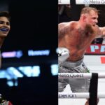 Ryan Garcia (L), Jake Paul (R)