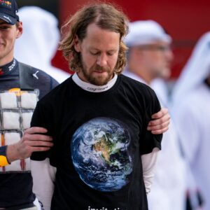 November 20, 2022, Abu Dhabi, United Arab Emirates: MAX VERSTAPPEN of the Netherlands and Red Bull Racing and SEBASTIAN VETTEL of Germany and Aston Martin F1 Team