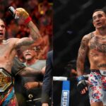 Alex Pereira (L), Max Holloway (R)