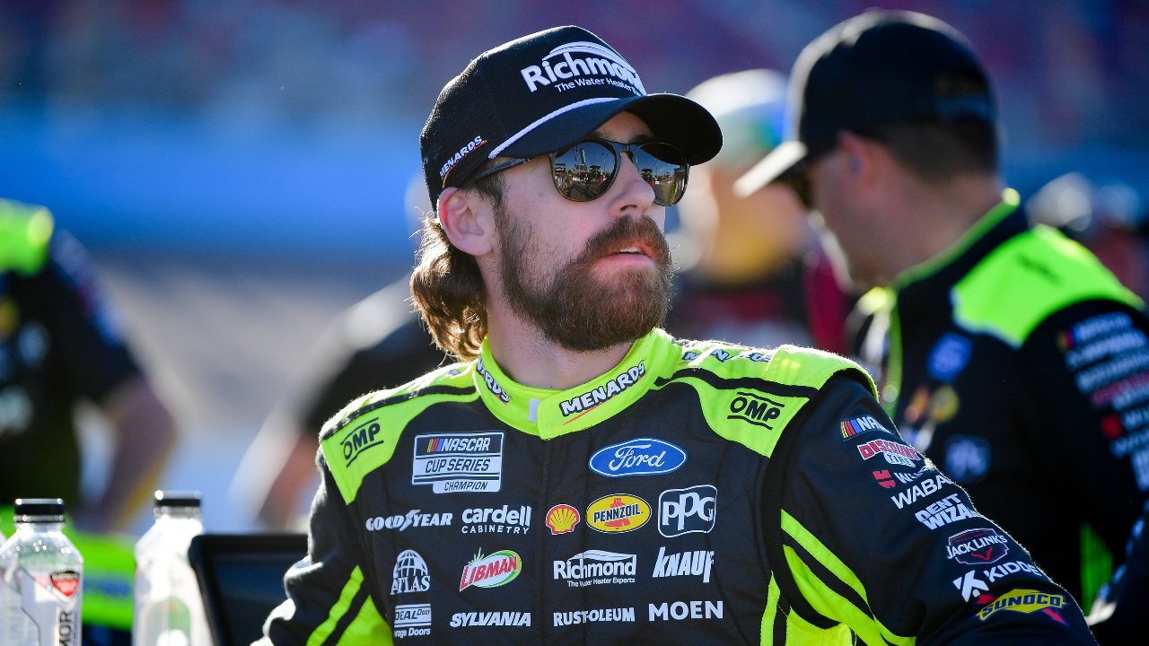 NASCAR Cup Series driver Ryan Blaney (12) during qualifying for the Cup Series championship race at Phoenix Raceway.