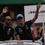 Lewis Hamilton GBR , Mercedes AMG Petronas Formula One Team, George Russell GBR