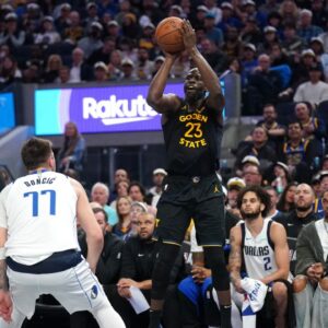 Luka Doncic and Draymond Green