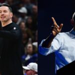 JJ Redick(L) and Former President Barack Obama(R)