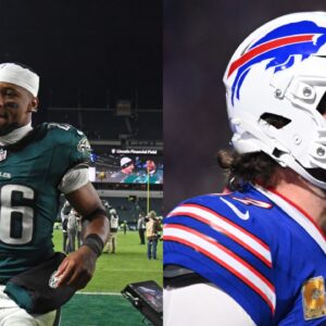 Saquon Barkley and Josh Allen