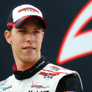 NASCAR Nationwide Series driver Brad Keselowski during qualifying prior to the Subway Jalapeno 250 at Daytona International Speedway.