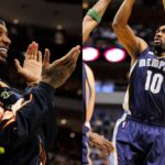 Brandon Jennings(R) and Gilbert Arenas(L)