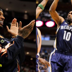 Brandon Jennings(R) and Gilbert Arenas(L)