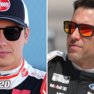 (L-R) Christopher Bell and Aric Almirola