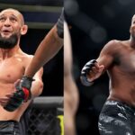 Khamzat Chimaev (L), Michael Page (R)