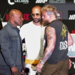 Jake Paul and Mike Tyson