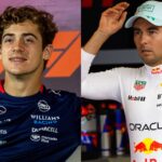 Franco Colapinto (L) and Sergio Perez (R)