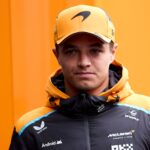 F1 Grand Prix of Hungary - Qualifying Lando Norris of Great Britain and McLaren Formula 1 Team arrives to the paddock during practice ahead of the F1 Grand Prix of Belgium at Circuit de Spa-Francorchamps on July 27, 2024
