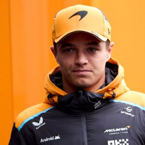F1 Grand Prix of Hungary - Qualifying Lando Norris of Great Britain and McLaren Formula 1 Team arrives to the paddock during practice ahead of the F1 Grand Prix of Belgium at Circuit de Spa-Francorchamps on July 27, 2024