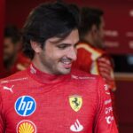 Carlos Sainz Jr of Spain and Scuderia Ferrari during Formula One Brazil Grand Prix