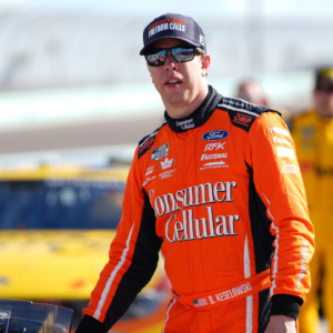 NASCAR Cup Series driver Brad Keselowski (6) during qualifying for the Straight Talk Wireless 400 at Homestead-Miami Speedway.