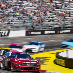 NASCAR Cup Series driver Noah Gragson (10) drives through turn four during the Cook Out 400 at Martinsville Speedway.