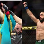 Shavkat Rakhmonov (L) and Belal Muhammad (R)