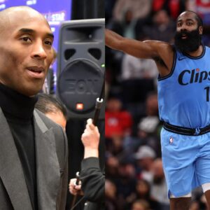 Kobe Bryant(L) and James Harden(R)