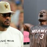 Carmelo Anthony and Dwyane Wade's statue