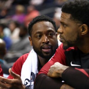 Dwyane Wade and Udonis Haslem