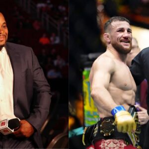 Daniel Cormier (L), Merab Dvaishvili (R)