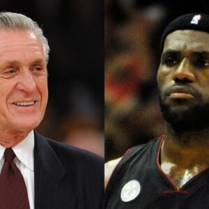 Pat Riley and LeBron James