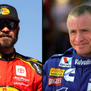 Martin Truex Jr. (L) and Mark Martin (R).