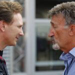 Christian Horner (L), Teamchef Red Bull Racing mit Eddie Jordan Formula One Race in Monza