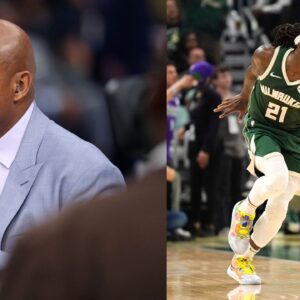 Charles Barkley (L), Patrick Beverley (R)