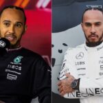 November 23 2024 Las Vegas NV, USA Mercedes AMG Petronas Motorsport driver Lewis Hamilton (44) of Team Great Britain takes second place in the Las Vegas Grand Prix. Lewis talks to the press about the 2024 season and his future in 2025