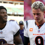 Lamar Jackson (L) and Joe Burrow (R).