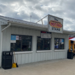 Martinsville Speedway iconic long-standing hot dog stand.