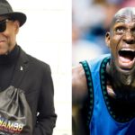 Jimmy Jam (L) and Kevin Garnett (R)