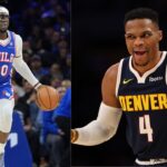 Reggie Jackson (L) and Russell Westbrook (R)