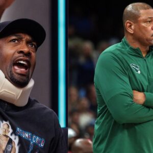 Gilbert Arenas (L) and Doc Rivers (R)