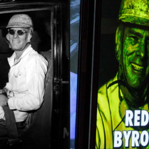 A collage of Red Byron