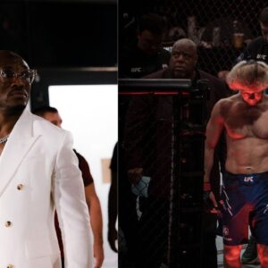 Kamaru Usman (L) Shavkat Rakhmonov (R)