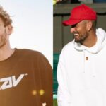 Logan Paul (L) and Nick Kyrgios (R) have a budding friendship