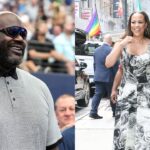 Shaquille O'Neal (L), Shaunie Henderson (R).