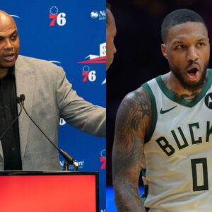 Charles Barkley(L) and Damian Lillard(R)